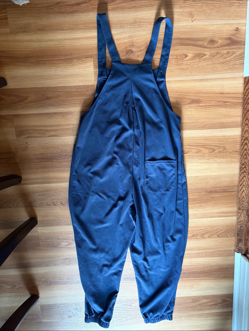 Halara Pockets Waffle Casual Jogger Overalls Harbor Ink Navy Jumpsuit - Picture 8 of 8